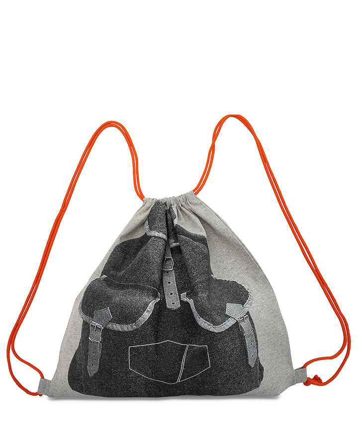 Regenerated Cotton Backpack 165gr/mtq with 2 Laces