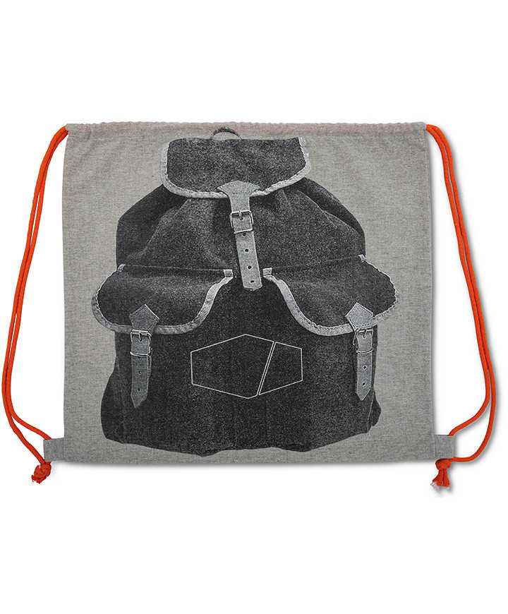 Regenerated Cotton Backpack 165gr/mtq with 2 Laces