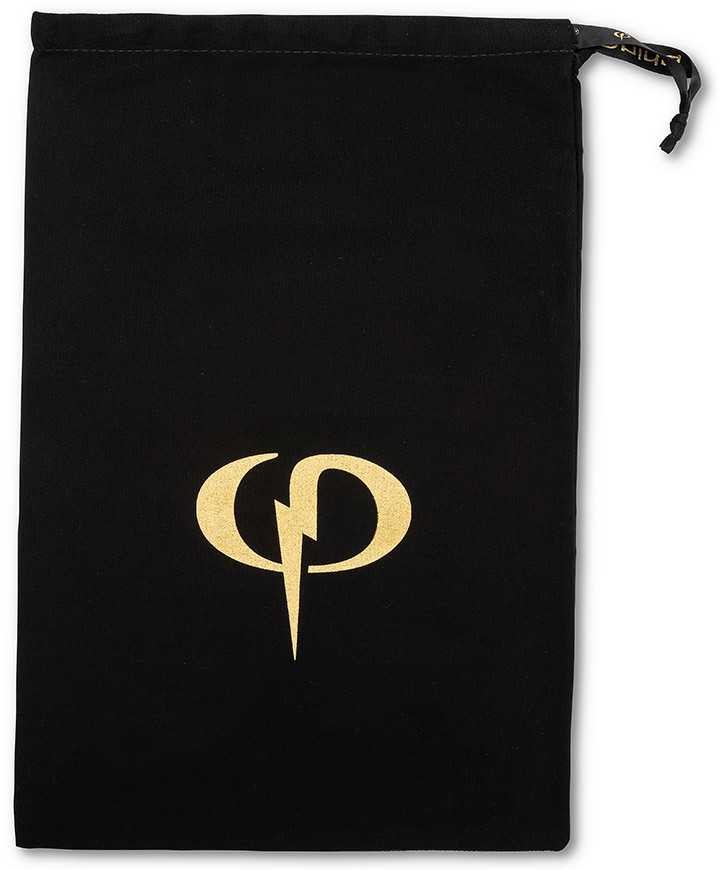 Black Bag for Drill Boots 100% Cotton gr200/mtq, 1 Waxed Cotton Lanyard