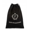 Bag for Hotels and Hotels Portaphon Embroidered 100% Cotton Drill Black 2 Laces