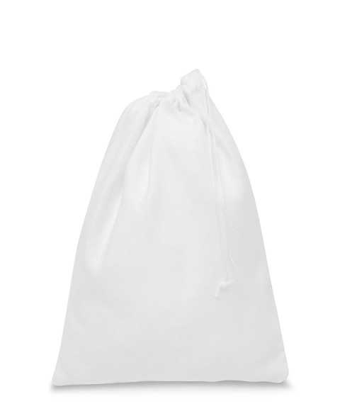 White Fleece Bag for Women's Shoes 165 gr / mtq 1 lace