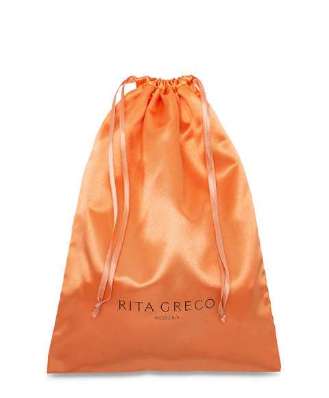 Satin Bag for Women's Shoes and Ankle Boots 130 gr/mtq 2 laces in matching color