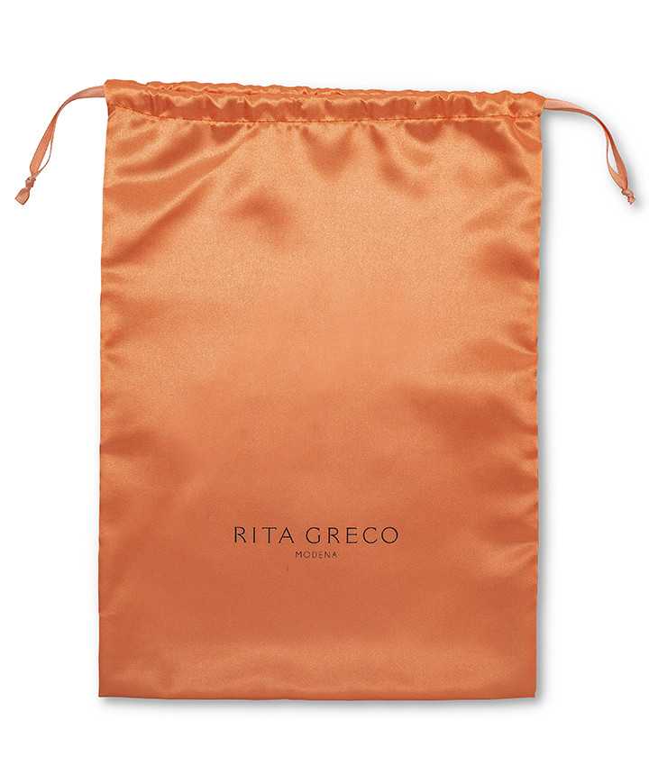 Satin Bag for Women's Shoes and Ankle Boots 130 gr/mtq 2 laces in matching color